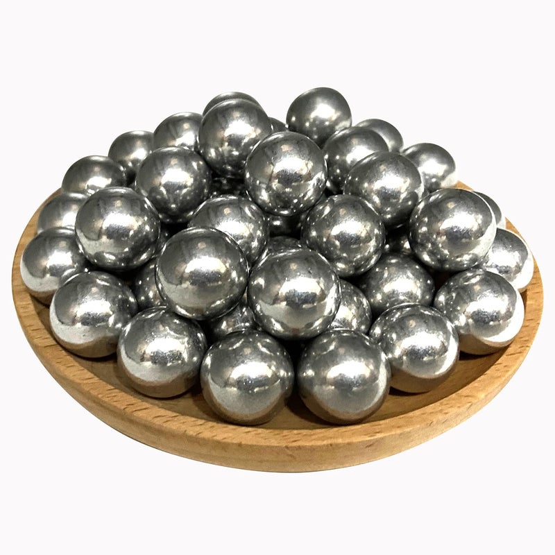 Alien Play 150 X 68 Caliber Aluminum Self Defense Balls, .68 Cal Ammo for Byrna SD/LE Reusable Paintball Projectiles 7.3 Grams for Training and Target Practice Fit for Pistelle X-68/Grimburg - Image 2